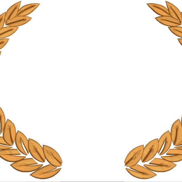 laurel wreath  Embroidery Design