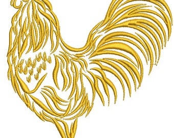 rooster  Machine Embroidery Design