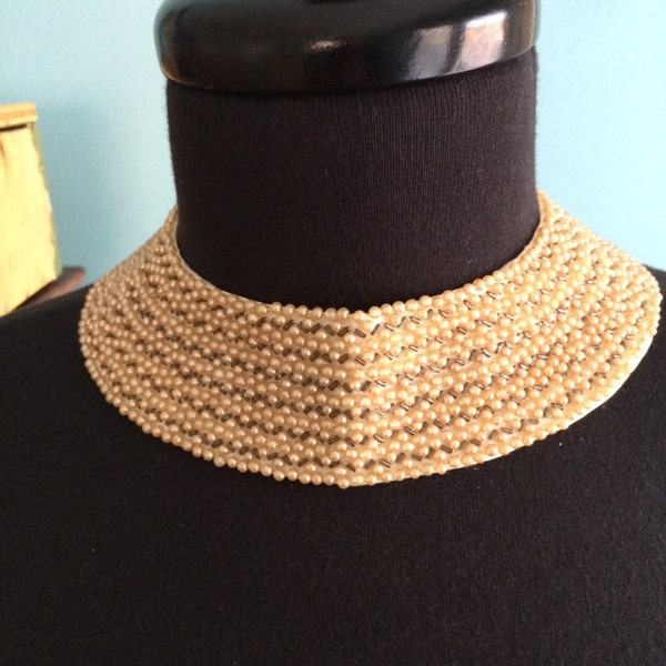 Vintage beaded collar