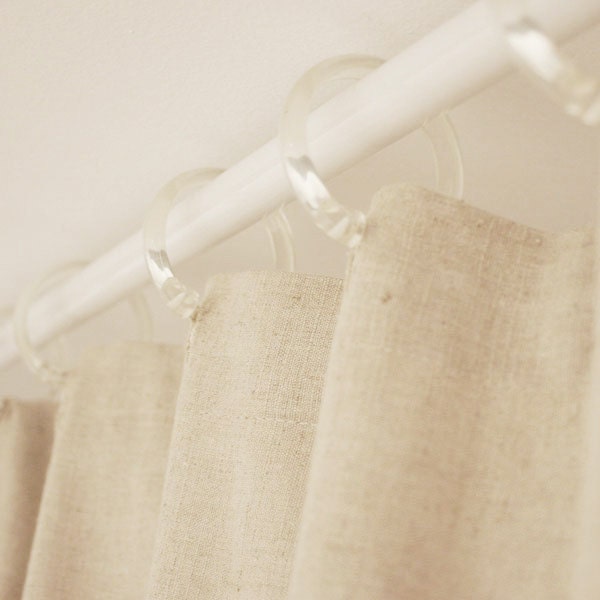 36w X 72h Organic Hemp Linen Shower Curtain Ireland 72h Organic Hemp Linen Shower Curtain, Single Stall Shower Curtain 36 X 72