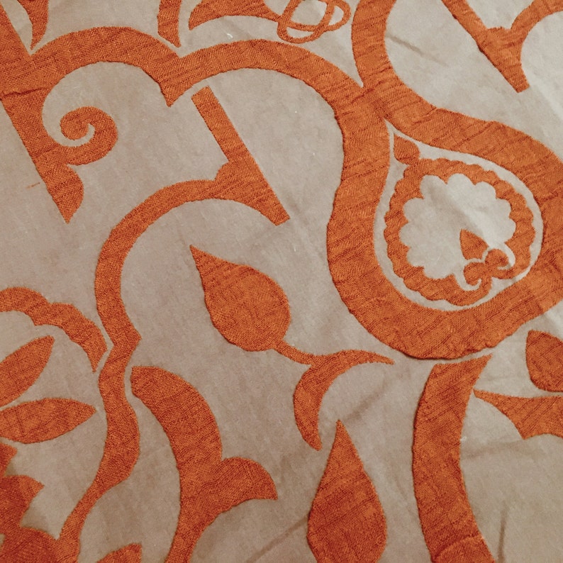 Decorative Cotton Applique Fabric Four Colorways Etsy