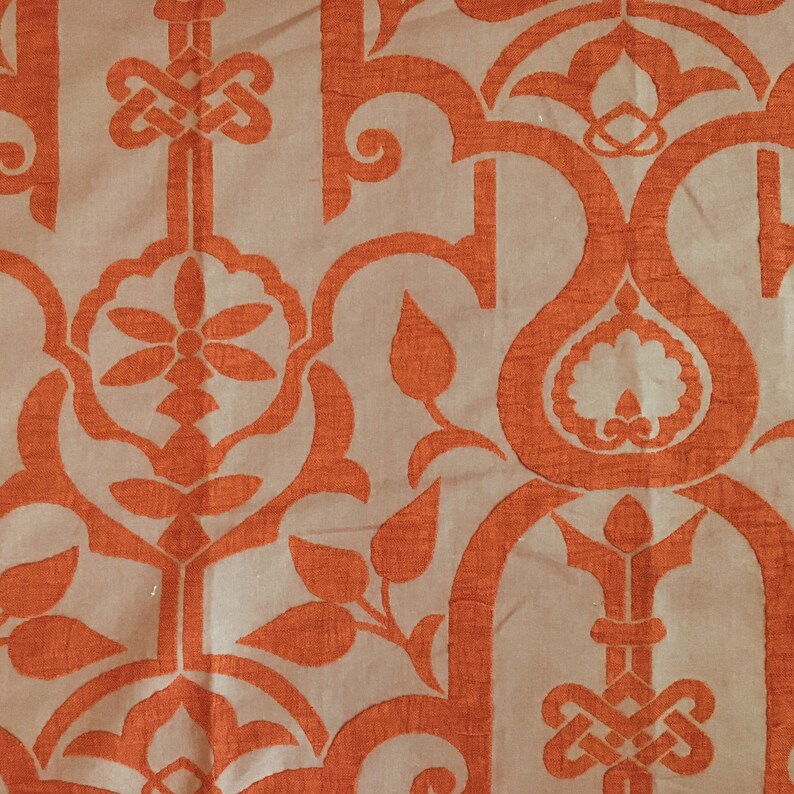 Decorative Cotton Applique Fabric Four Colorways Etsy