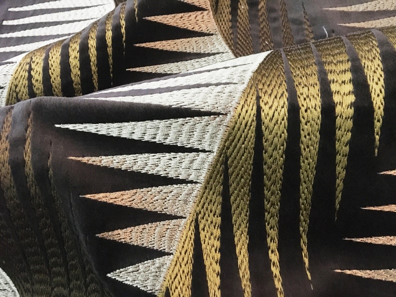 Art Deco Inspired Cotton Club Upholsterey Fabric Jazz Age Etsy