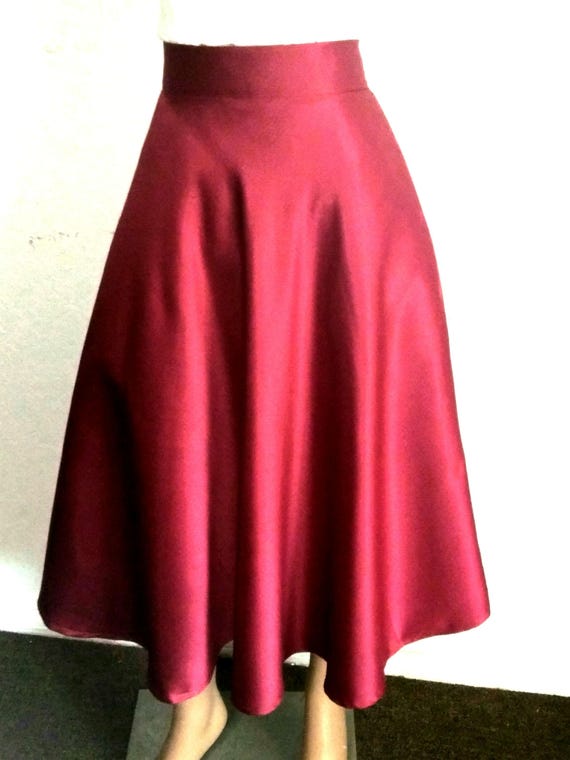 Circle Skirt Half Circle Skirt for All Occasions. Polyester Satin Circle Skirt. Church Skirt Party Skirt. Etsy Canada