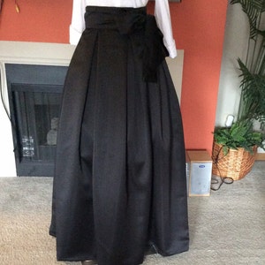 FIT AND FLARE Box Pleats Maxi Skirt. Great for Parties , Wedding , Prom ...