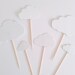 Cloud Cupcake Toppers Mixed Cloud Cupcake Toppers Cloud - Etsy UK