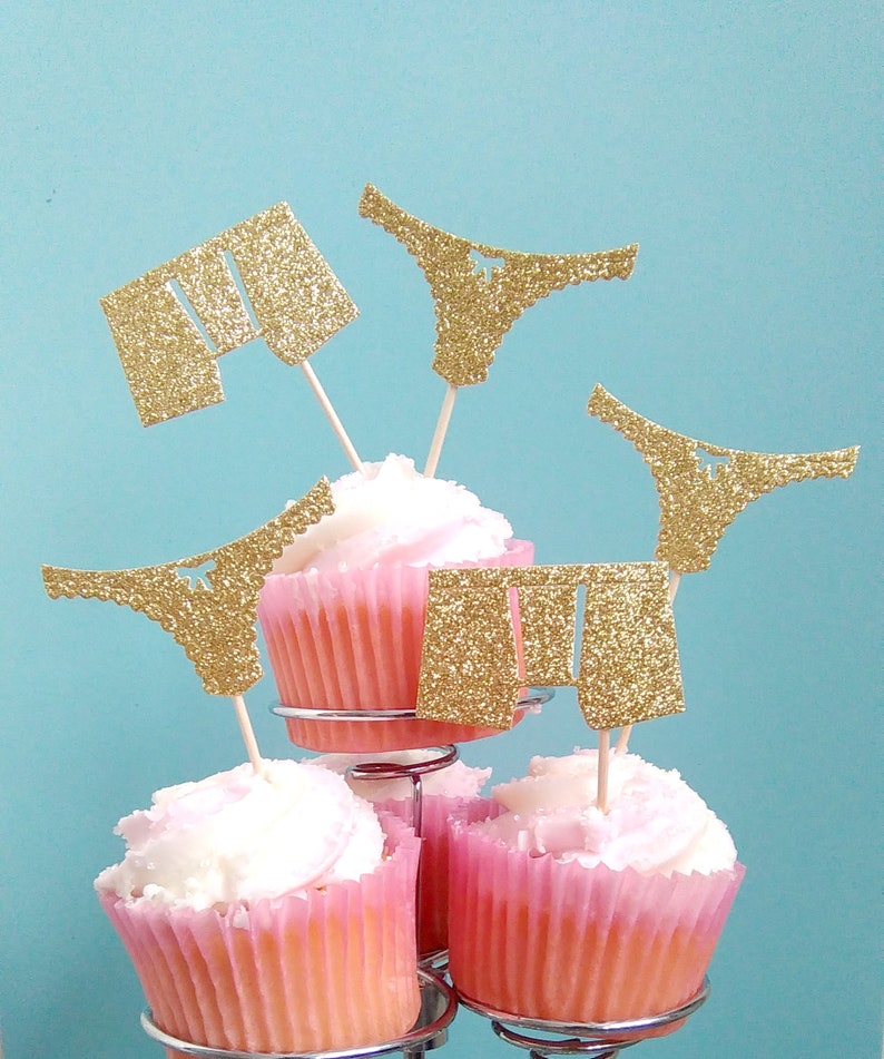 Hen Party Cupcake Toppers Engagement Party Cupcake Toppers Etsy UK