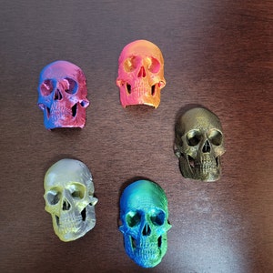 3D Printed Skull Magnets