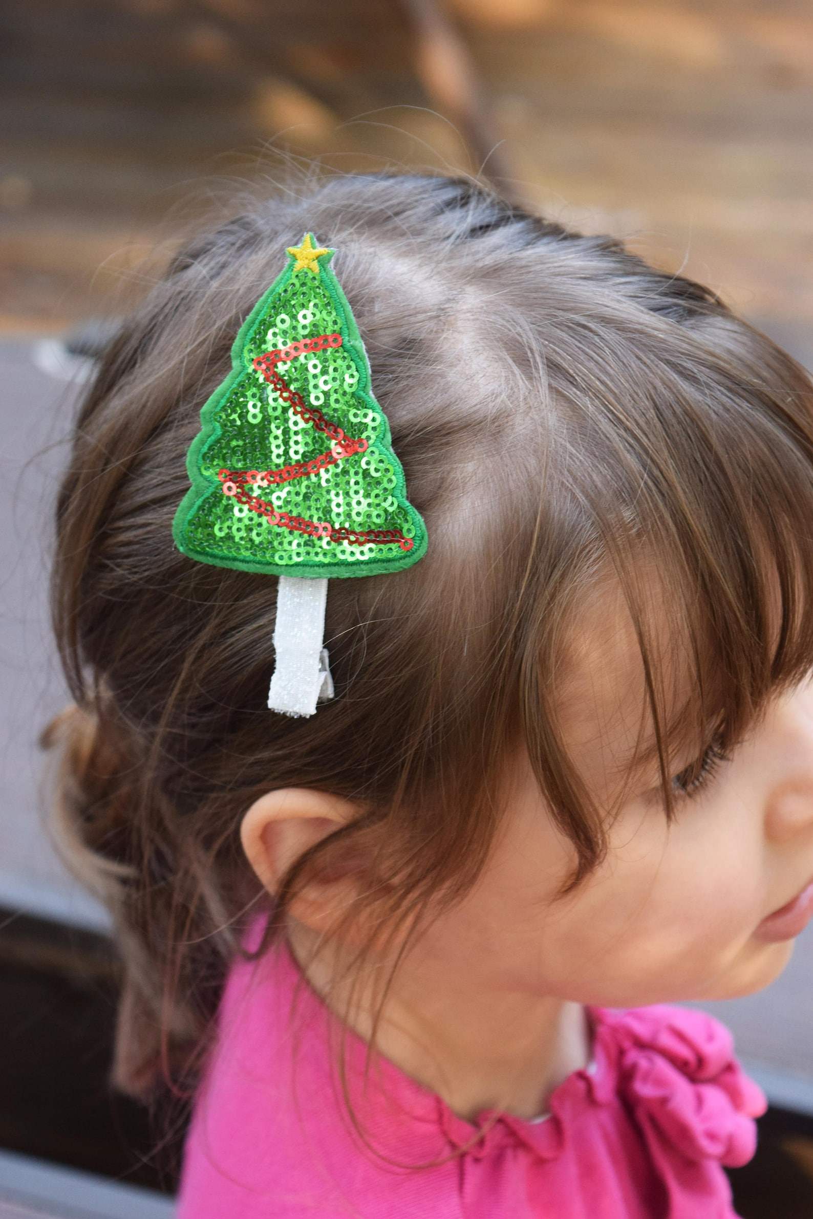 Christmas Tree Hair Clip Christmas Hair Clip Christmas Tree Etsy