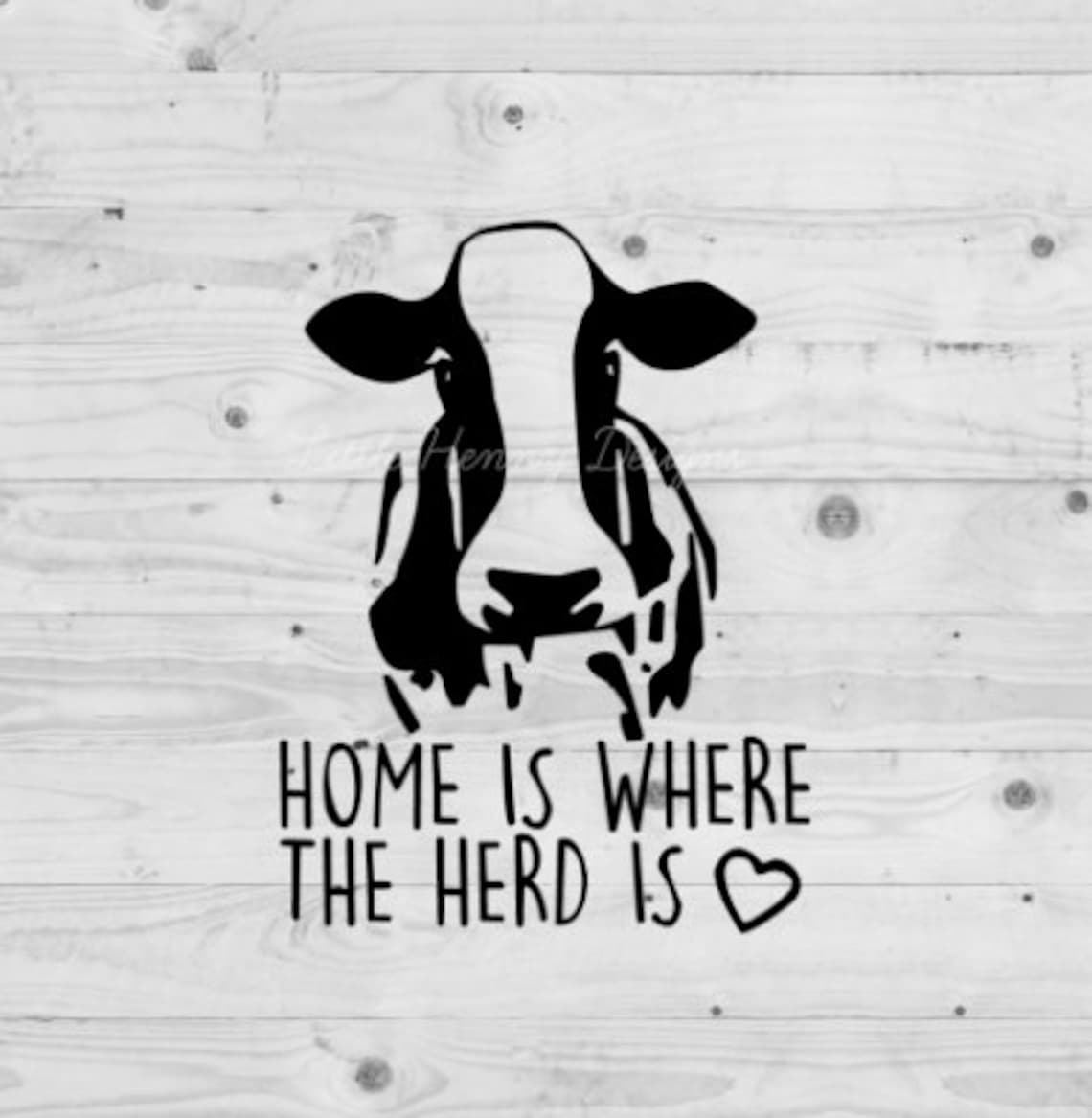 Download Cow svg heifer home is where the herd is mother's day | Etsy