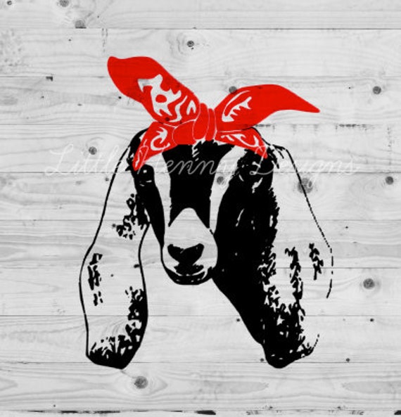 Download Free Goat Svg Gota With Headband Buy 3 Get 1 Free Bandana Goat Etsy SVG Cut Files