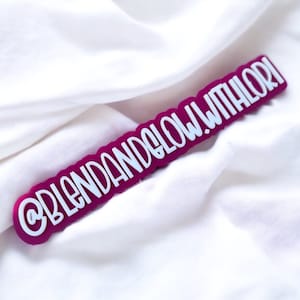 Physical Watermark, Acrylic Watermark, Social Media Acrylic, Acrylic Tag, 3D logo, Photography Logo, Business Logo, Logo Acrylic Tag