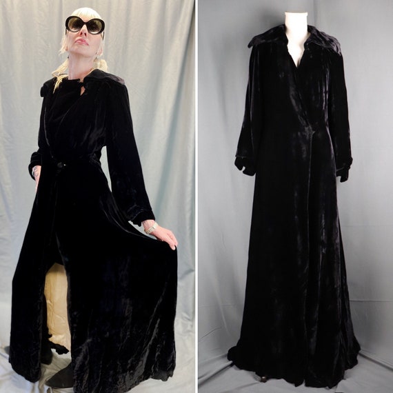 Vintage 1930s Silk Velvet Fashion Originators Guild Opera | Etsy