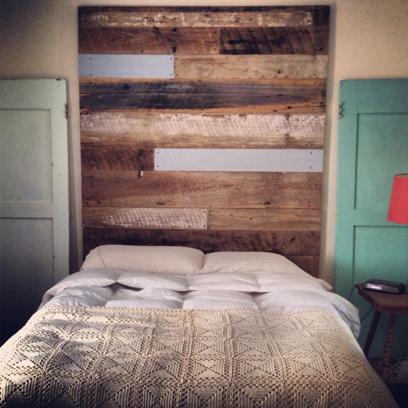 Reclaimed Wood Headboard tall Barnwood Etsy