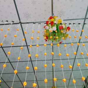 432 estrelas da sorte de papel em guirlanda, 36 fios de 12, cor laranja, decoração para pendurar/casamento/festa/aniversário, por US$ 69,90, frete grátis