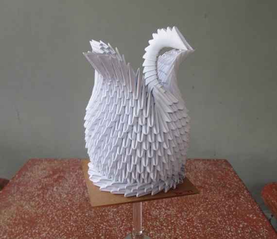 3d Origami Schwan Weiße Farbe Nur Für Usd 1990 Kostenloser Versand An Jedem Ort
