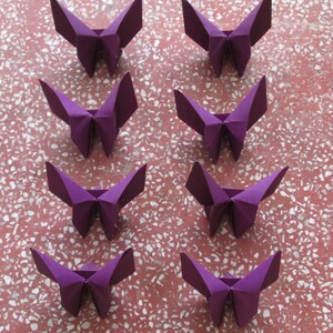 Papieren origami-vlinders - kies uw kleuren, 10 x 10 cm (4 x 4 inch), gratis expresverzending overal