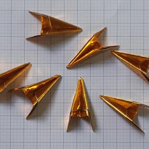 1.000 aeroplanini di carta origami, dimensione finale 1,5 pollici