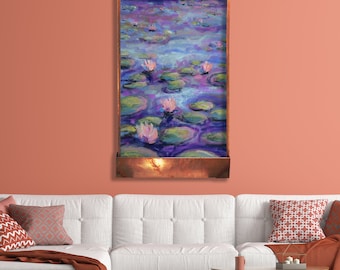 Pastel Giverny Wall Fountain