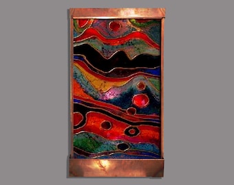 Stained Galaxy I, Wall Fountain