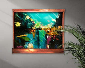 Cloudburst Wall Fountain