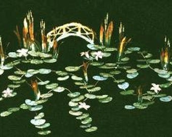 Water Garden, copper wall sculpture