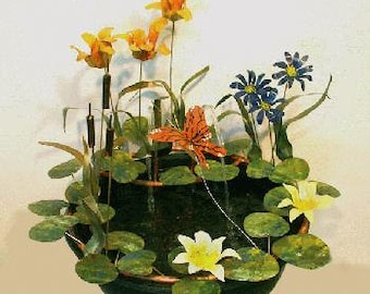 Tiger Lily Garden Fountain