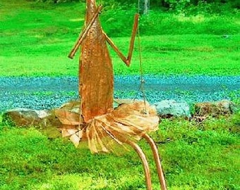 Giselle on a Swing (Kinetic Outdoor Sculpture)