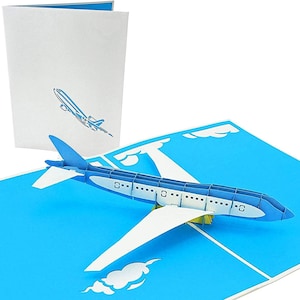 Jet Airplane Pop Up Card