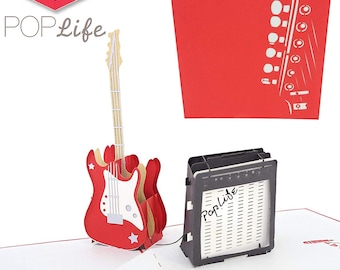 Guitar Pop Up Card