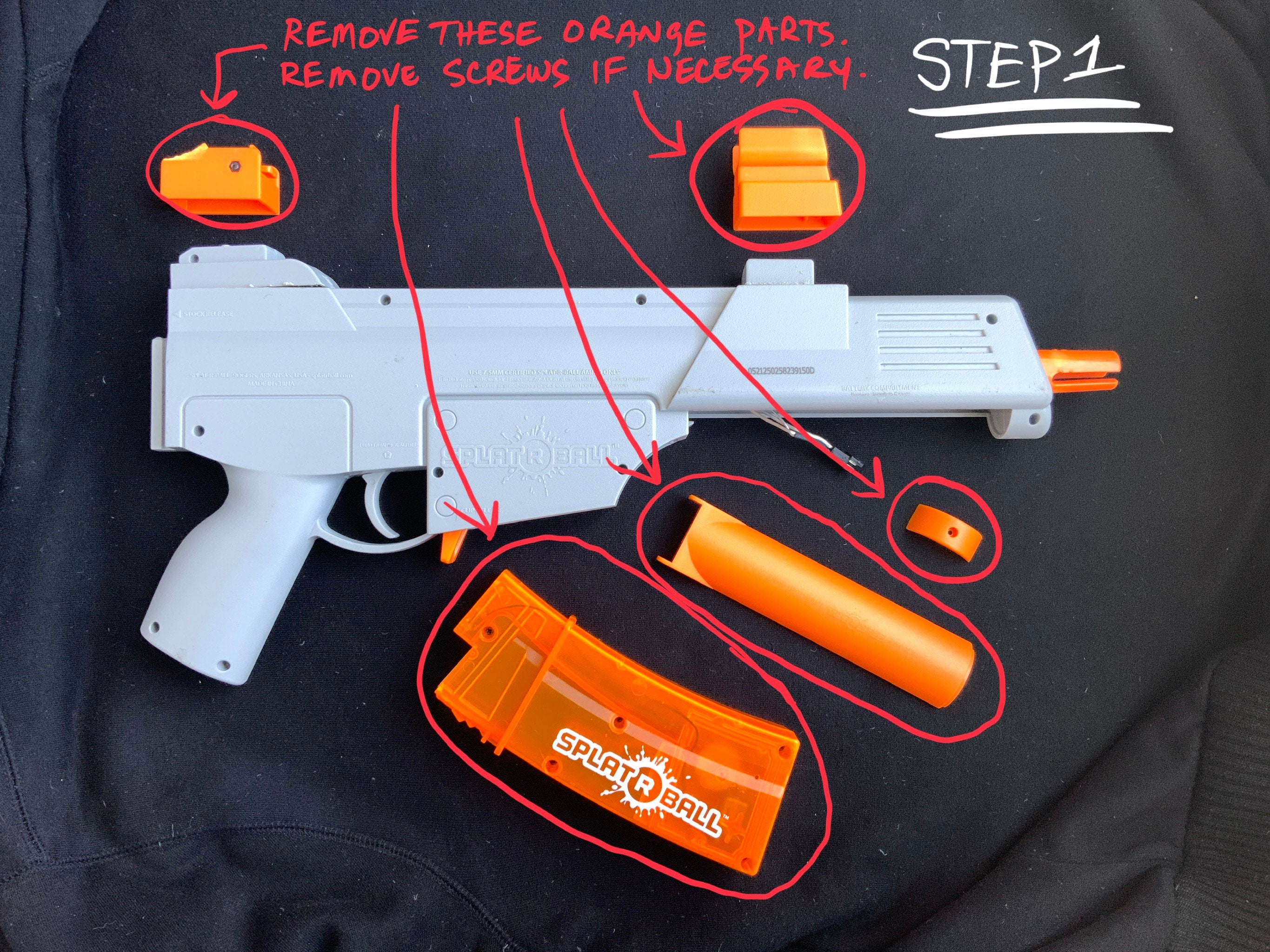 heroo  Splat Gun FXT WORKS Accessories Compatible With SRB400