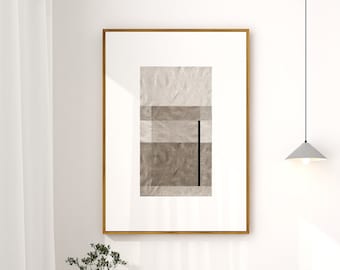 Wabi Sabi Wall Art, Original Giclee Art Print, Minimalist Wall Art, Zen Wall Decor, Japandi Decor, WEAVING/04