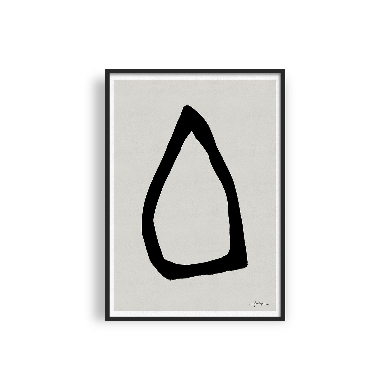 ABSTRACT Set of 2 Printable Art Modern Gallery Wall Decor Etsy