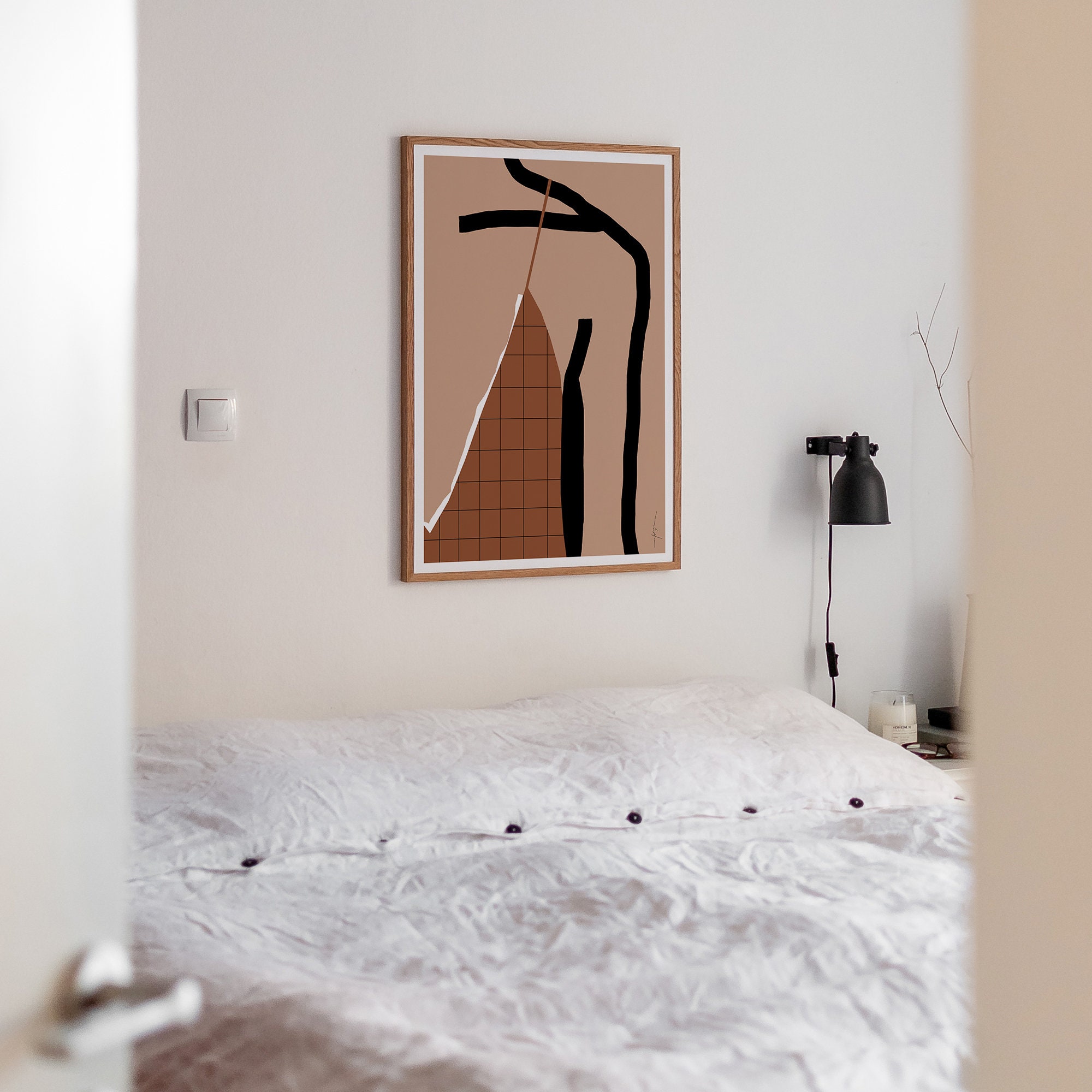 Coquette Room Decor, Abstract Woman Printable Art, Danish Pastel Decor,  Aesthetic Decor, Female Line Art, LILA 