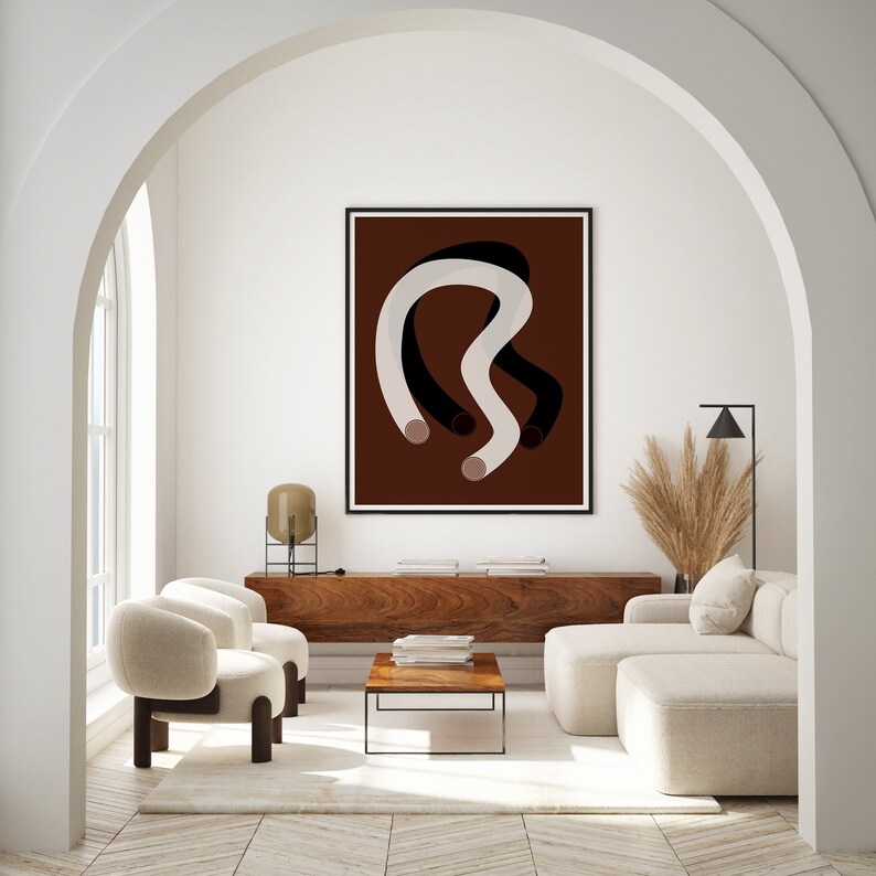 ABSTRACT Instant Download Art Print Modern Wall Decor Etsy