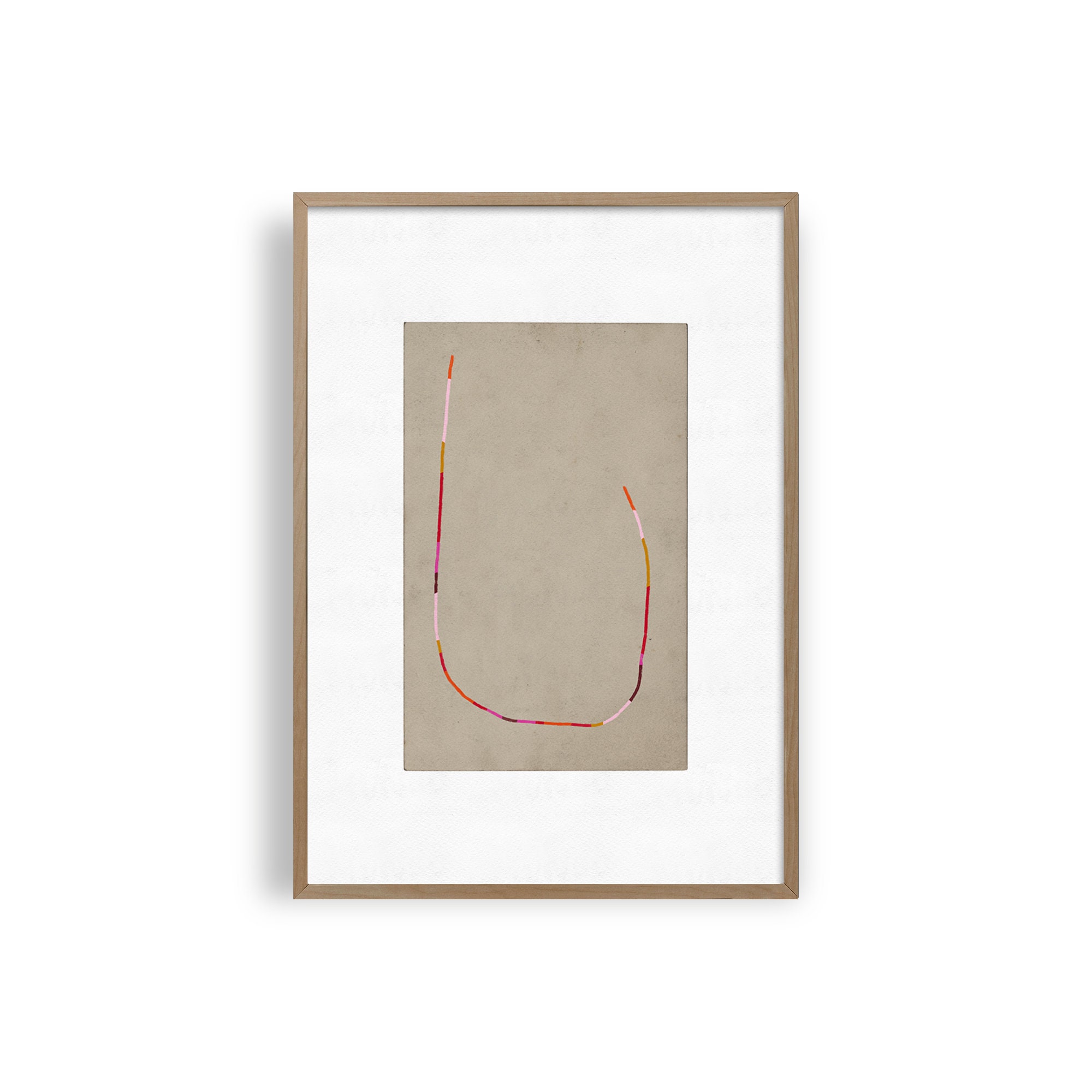 プリント絵画　Cariofillee Listed Artist Pencil Drawing Signed original framed gay art