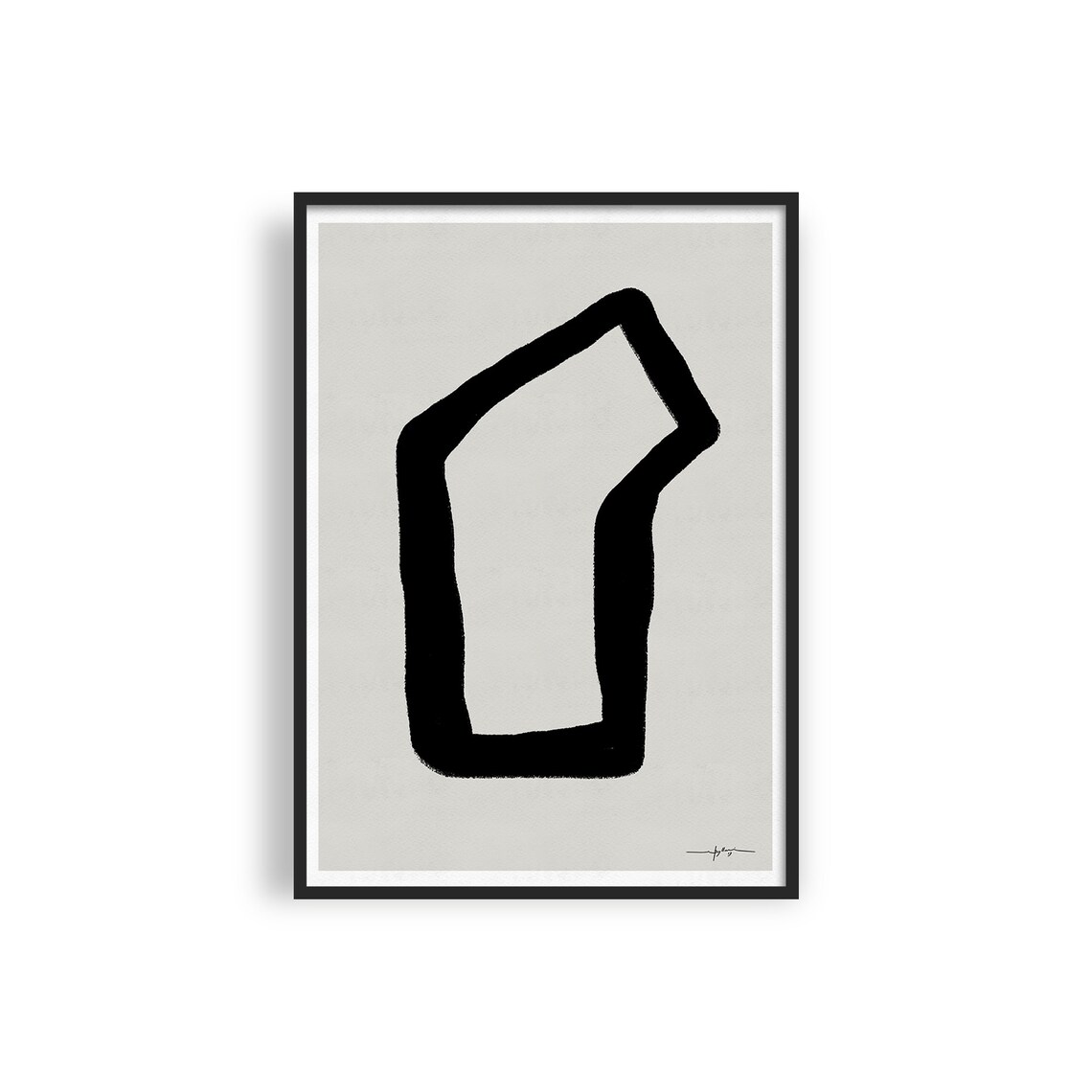 ABSTRACT Set of 2 Printable Art Modern Gallery Wall Decor Etsy