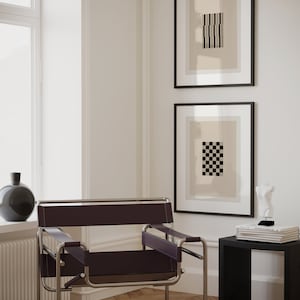Impressions d&#39;art géométriques Japandi : ensemble minimaliste scandinave (téléchargement numérique)