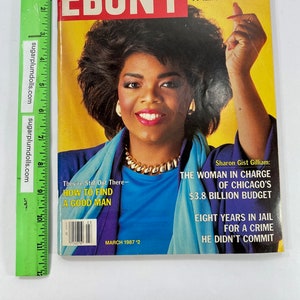 Ebony Magazine March 1987 Oprah Winfrey on the Cover