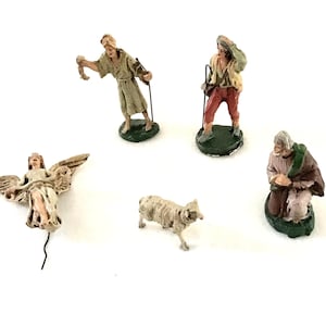 Replacement Vintage Fontanini  Depose Made in Italy Small Nativity Figures