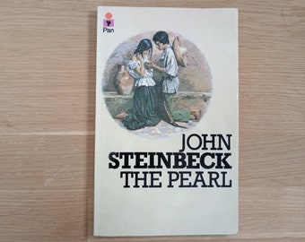 The Pearl, John Steinbeck, Pan Books, Vintage Book, American Literature, Vintage Paperback, Vintage Short Novel, 1970s Book