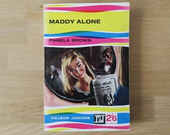 Maddy Alone by Pamela Brown, Vintage Children's Book, Vintage Storybook, Newton Whittaker Illustration, Young Adult Reading Book, Retro Book