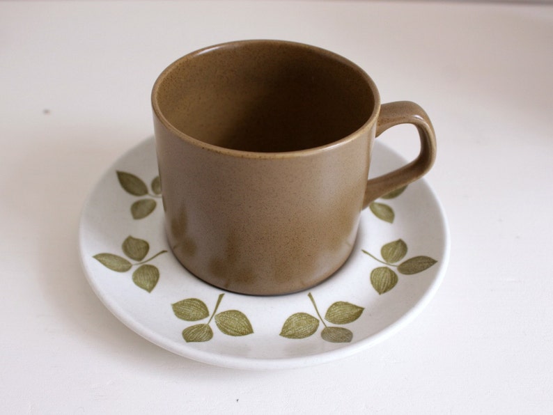 Vintage Coffee Set, Green Coffee Set, J&G Meakin Maidstone, Tulip Time