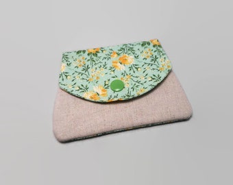 Small Wallet, Business Card Holder or Wallet, Gift Card or Credit Card Wallet, Tea Wallet