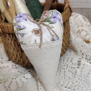 Lavender Sachet, Heart, Hanging Heart, Bowl Filler, Home Decor, Cottagecore, Lavender Sachet
