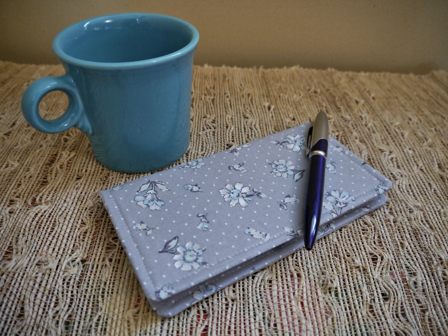 Checkbook Cover Holder, Coupon Holder, Purse Accessory, Slim Wallet,…