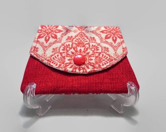 Small Wallet, Business Card Holder or Wallet, Gift Card or Credit Card Wallet, Tea Wallet