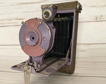 Vintage Eastman Kodak Vest Pocket Hawk-Eye Rainbow Camera