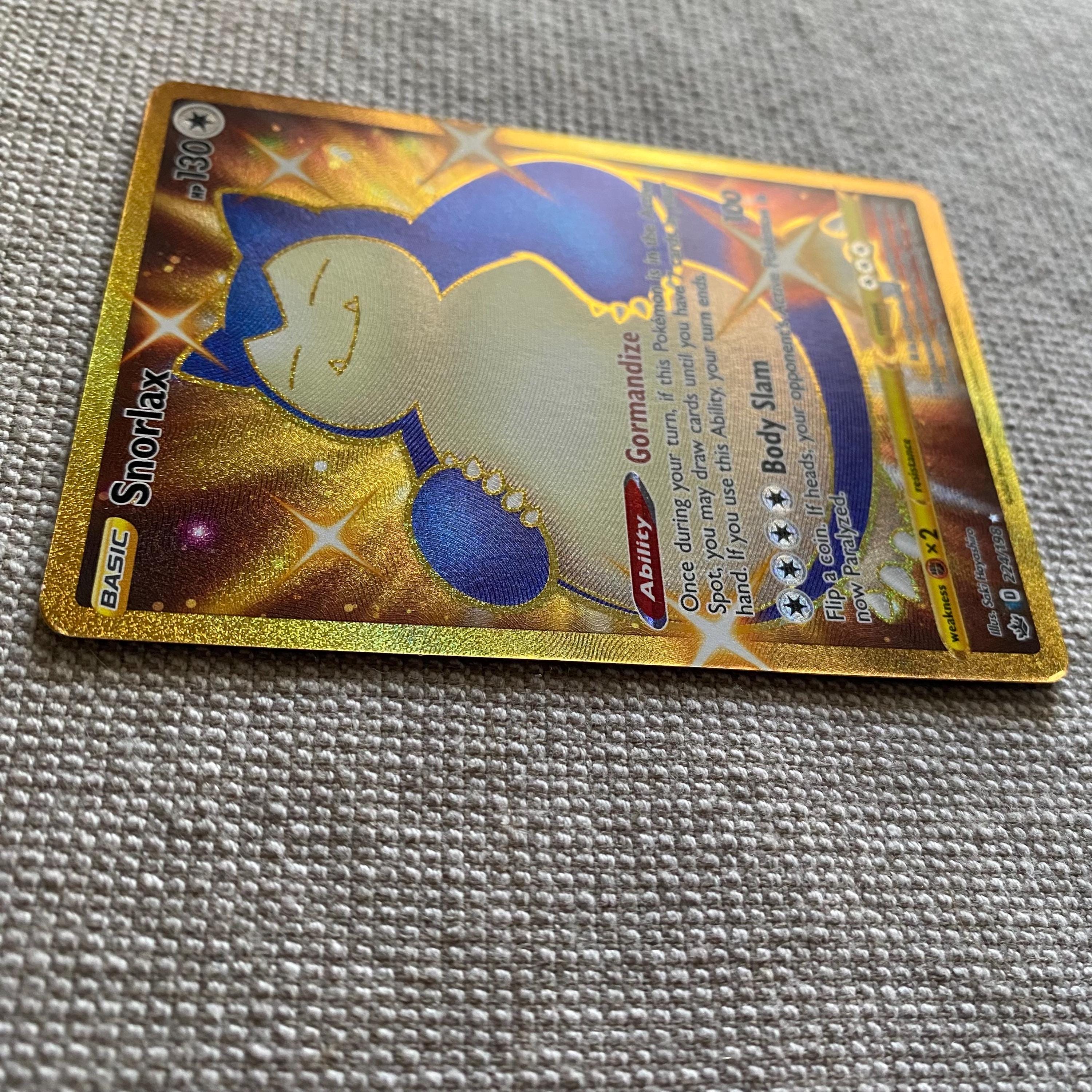 golden snorlax pokemon card Snorlax main image 0