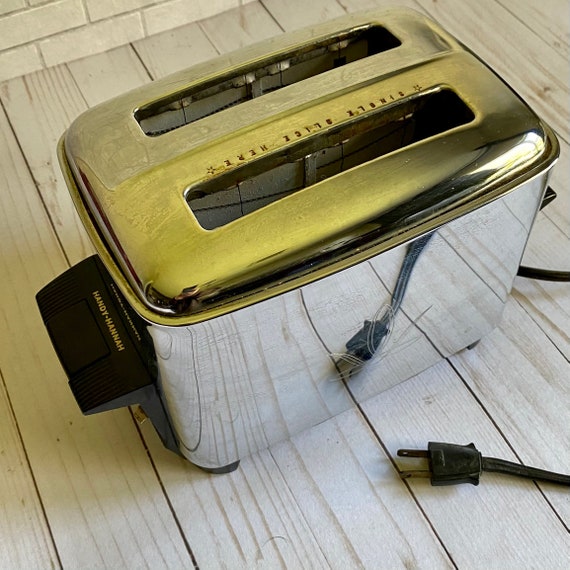 Vintage Handy Hannah Chrome Toaster GE General Electric Color Tuner Model 15 Etsy Canada